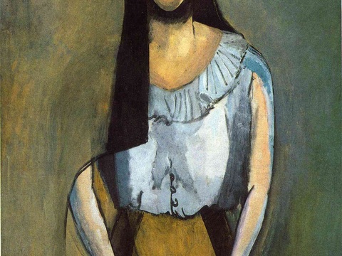  马蒂斯野兽派绘画作品，现代世界经典名画，抽象画233 马蒂斯 