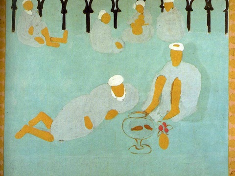 马蒂斯野兽派绘画作品，现代世界经典名画，抽象画209 马蒂斯