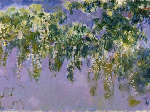 莫奈印象派绘画作品，世界经典名画477Wisteria, 9
