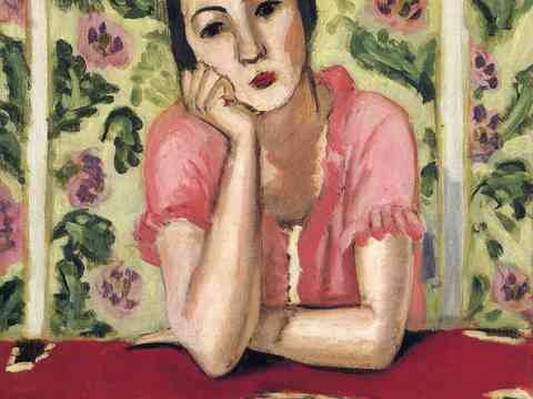  马蒂斯野兽派绘画作品，现代世界经典名画，抽象画266 马蒂斯 