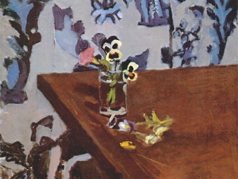 马蒂斯野兽派绘画作品，现代世界经典名画，抽象画329 马蒂斯