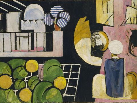 马蒂斯野兽派绘画作品，现代世界经典名画，抽象画014 马蒂斯