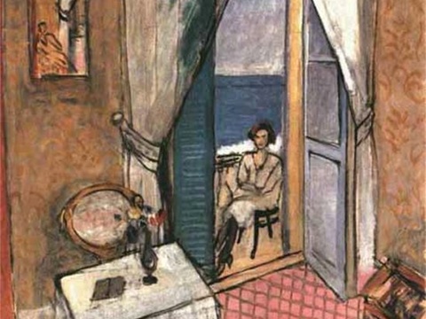  马蒂斯野兽派绘画作品，现代世界经典名画，抽象画149 马蒂斯 