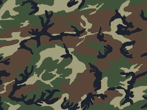  迷彩布纹布艺面料图案117 