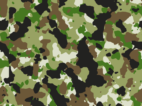  海陆空军绿迷彩服花纹图案267 