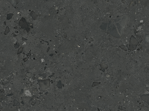 马可波罗瓷砖 威尼斯砾岩黑色 水磨石质感 大理石瓷砖岩板