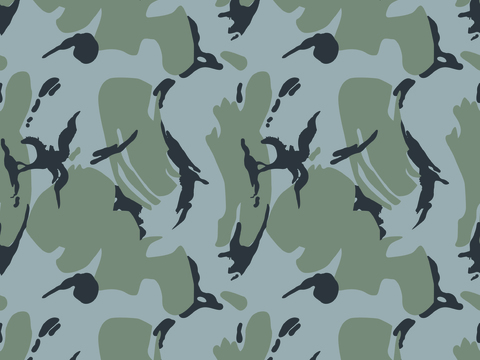 海陆空军绿迷彩服花纹图案34