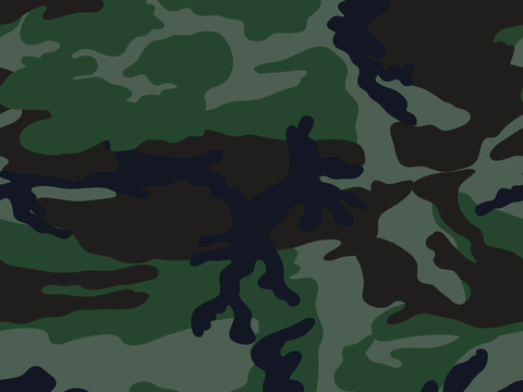  海陆空军绿迷彩服花纹图案51 