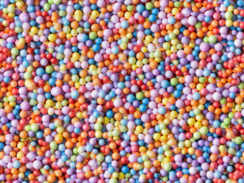 彩色塑料球贴图4