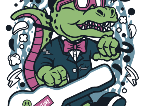 创意卡通潮流涂鸦插画印花205