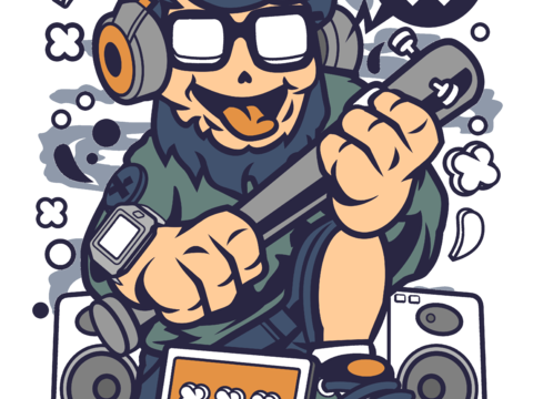 创意卡通潮流涂鸦插画印花192