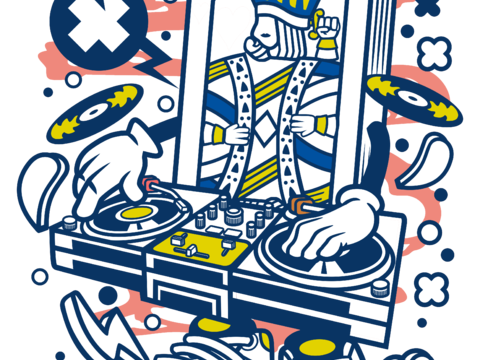 创意卡通潮流涂鸦插画印花61