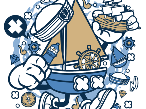 创意卡通潮流涂鸦插画印花107