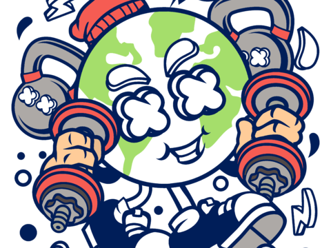 创意卡通潮流涂鸦插画印花224