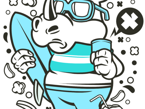 创意卡通潮流涂鸦插画印花156