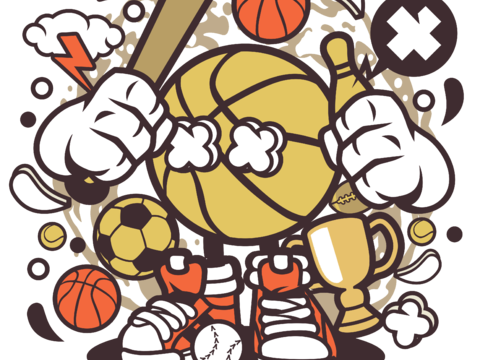 创意卡通潮流涂鸦插画印花188