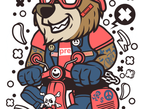 创意卡通潮流涂鸦插画印花15