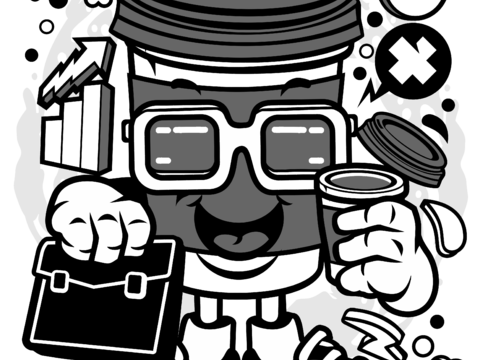 创意卡通潮流涂鸦插画印花45