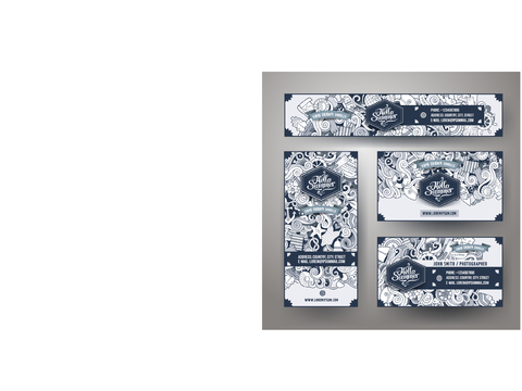 潮流缠绕涂鸦插画18