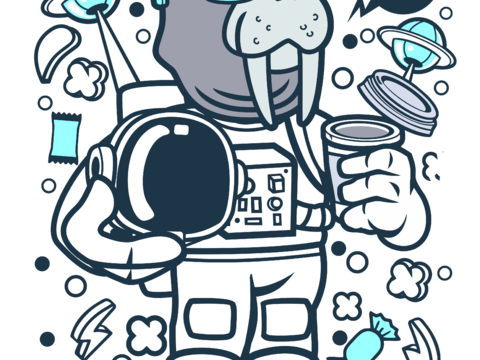  创意卡通潮流涂鸦插画印花211 