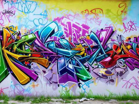  街头涂鸦绘画喷漆墙绘195 