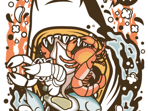 创意卡通潮流涂鸦插画印花173