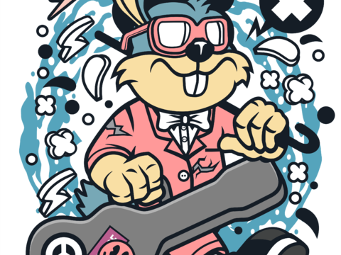 创意卡通潮流涂鸦插画印花136