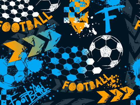 创意动感涂鸦插画122