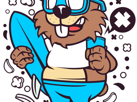 创意卡通潮流涂鸦插画印花23