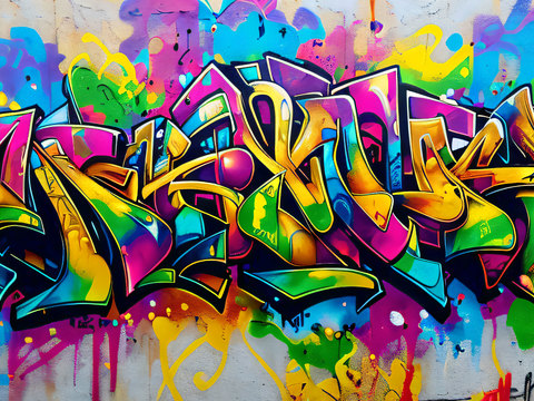  街头涂鸦绘画喷漆墙绘166 