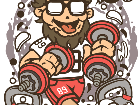 创意卡通潮流涂鸦插画印花86