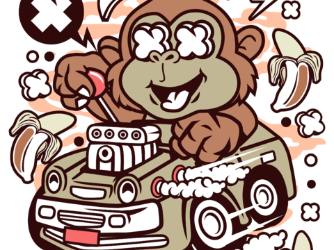  创意卡通潮流涂鸦插画印花112 