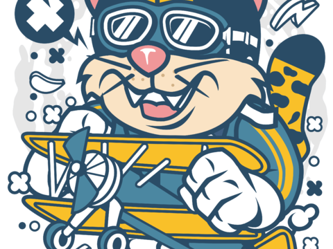 创意卡通潮流涂鸦插画印花105