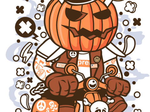  创意卡通潮流涂鸦插画印花135 