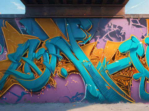  街头涂鸦绘画喷漆墙绘14 