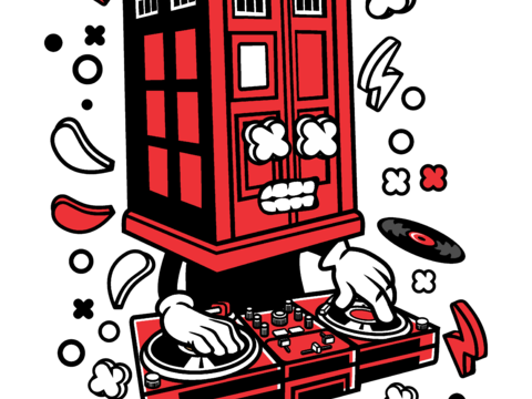 创意卡通潮流涂鸦插画印花133