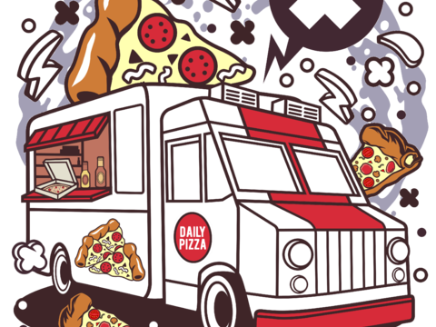 创意卡通潮流涂鸦插画印花132