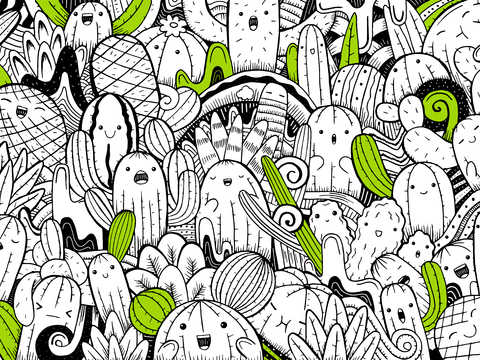 创意可爱卡通涂鸦插画142