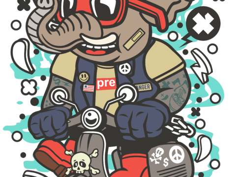 创意卡通潮流涂鸦插画印花68