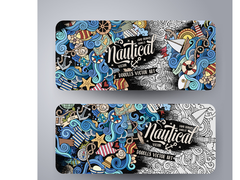 潮流缠绕涂鸦插画17