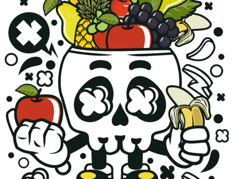 创意卡通潮流涂鸦插画印花74