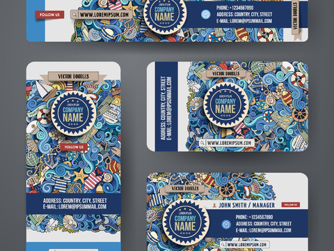 潮流缠绕涂鸦插画3