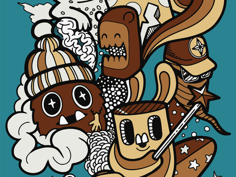 创意可爱卡通涂鸦插画165