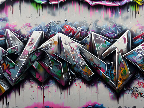  街头涂鸦绘画喷漆墙绘141 