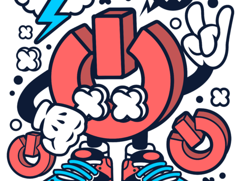  创意卡通潮流涂鸦插画印花134 