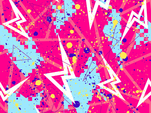 创意动感涂鸦插画121