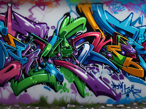  街头涂鸦绘画喷漆墙绘184 