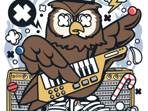 创意卡通潮流涂鸦插画印花123