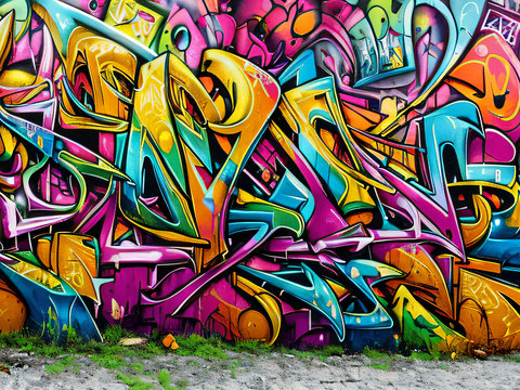 街头涂鸦绘画喷漆墙绘33