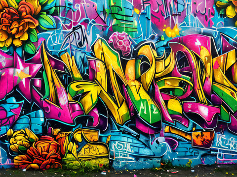 街头涂鸦绘画喷漆墙绘256